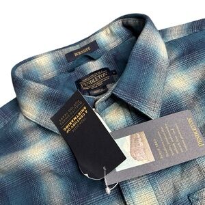 Pendleton burnside Men's Blue Plaid Shirt